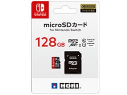 HORI ゲーム周辺機器 microSDカード 128GB for Nintendo Switch NSW-075