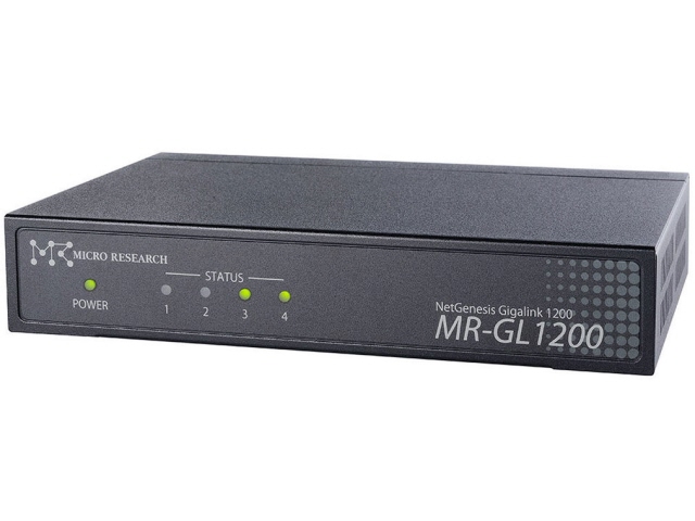 MICRO RESEARCH 有線ブロードバンドルーター NetGenesis GigaLink1200 MR-GL1200
