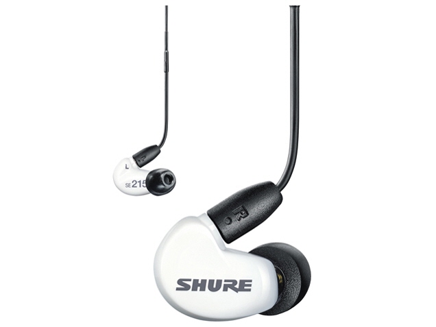 SHURE イヤホン・ヘッドホン AONIC 215 Special Edition SE215DYWH+UNI-A [ホワイト]