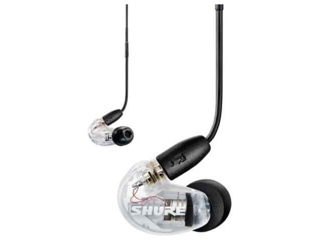 SHURE イヤホン・ヘッドホン AONIC 215 SE215DYCL+UNI-A [クリア]