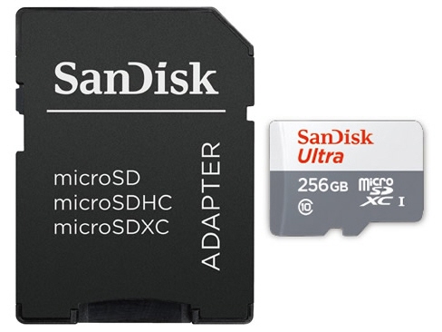 SANDISK ゲーム周辺機器 ウルトラ microSD UHS-Iカード 256GB SDSQUNS-256G-JN3GA