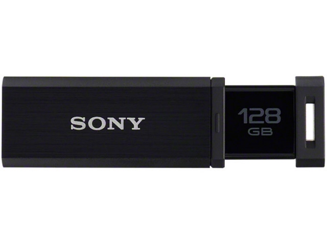 SONY USBメモリー ポケットビット USM128GQX (B) [128GB ブラック]