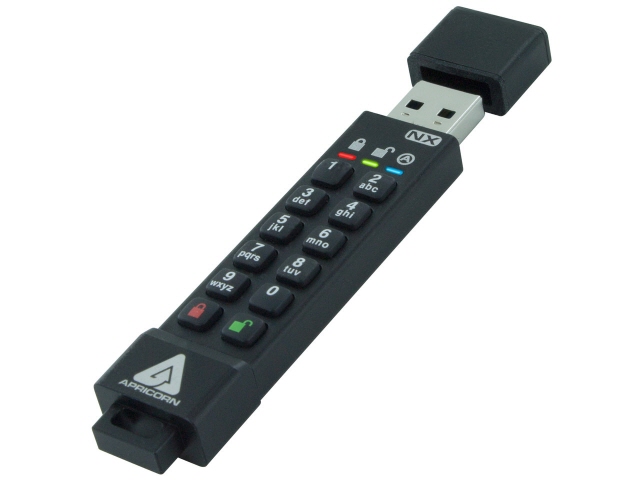 Apricorn USBメモリー Aegis Secure Key 3NX ASK3-NX-4GB [4GB]