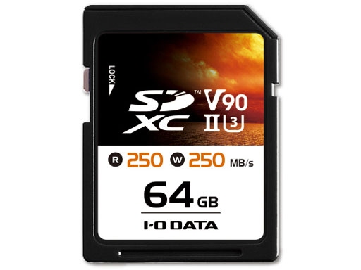 IODATA SDメモリーカード SD2U3-64G [64GB]
