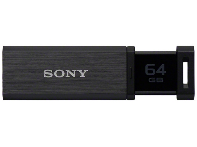 SONY USBメモリー ポケットビット USM64GQX (B) [64GB ブラック]