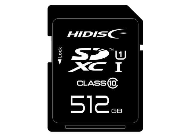 HI-DISC SDメモリーカード HDSDX512GCL10UIJP3 [512GB]