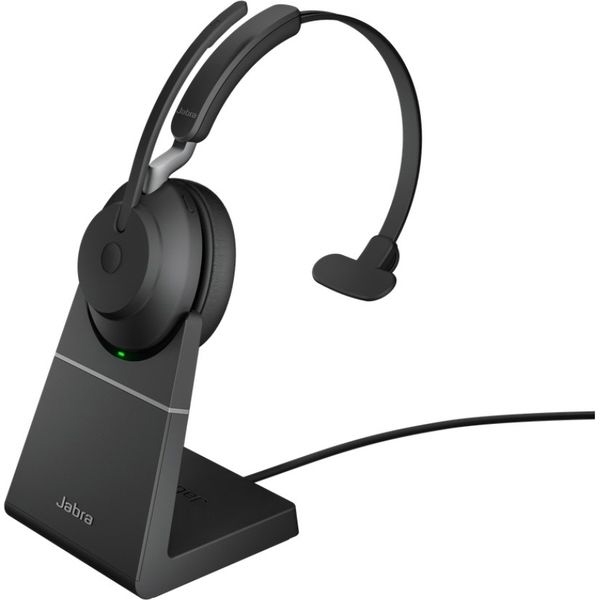 Jabra ヘッドセット Evolve2 65 - USB-A UC Mono with Charging Stand [ブラック]